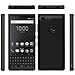 CoverON [ClearGuard Series] For Blackberry KEY2 Case, Slim Fit Phone Cover with Clear Hard Back and TPU Bumpers for Blackberry KEY2 - Clear with Black Rim