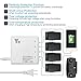 [Upgrade] Mavic Air Battery Charger, Powerextra 104W Mavic Air 6 in 1 Rapid Intelligent Multi Battery Charger Hub (Charge 4 Batteries & 2 USB Ports Simultaneously) (Not Fit Mavic Air 2)