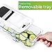 Adjustable Mandoline Slicer with Spiralizer Vegetable Slicer - Veggie Slicer Mandoline Food Slicer with Julienne Grater - V Slicer Mandoline Cutter - Vegetable Cutter Zoodle Maker Vegetable Spiralizer