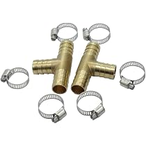 Boltigen 2-Pack Brass Hose Barb Ball Valves 5/8" - With Stainless Steel Clamps, High Temp Resistant - View #4