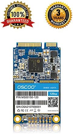 120GB - mSATA III (6Gb/s, mSATA SSD, mSATA III, MLC) mSATA Solid State Drive for Notebooks Tablets and Ultrabooks (120GB)