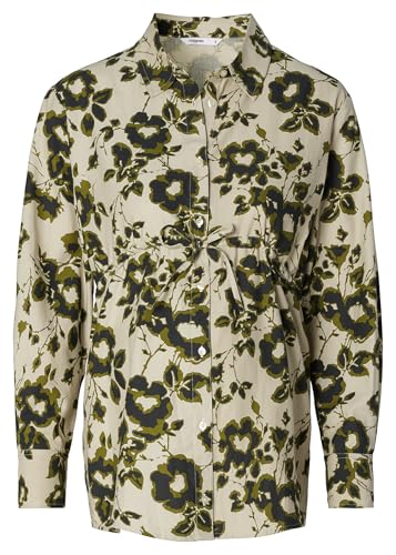 Noppies Maternity Damen Perho Nursing Blouse Long Sleeve Bluse, Big Flower Abbey Stone-N265, M