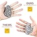 ILC Magnetic Putty Playdough Creative Magnet Toy Slime Stress Reliever for Kids and Adults for Fun (2 Pack) Blue and Silver
