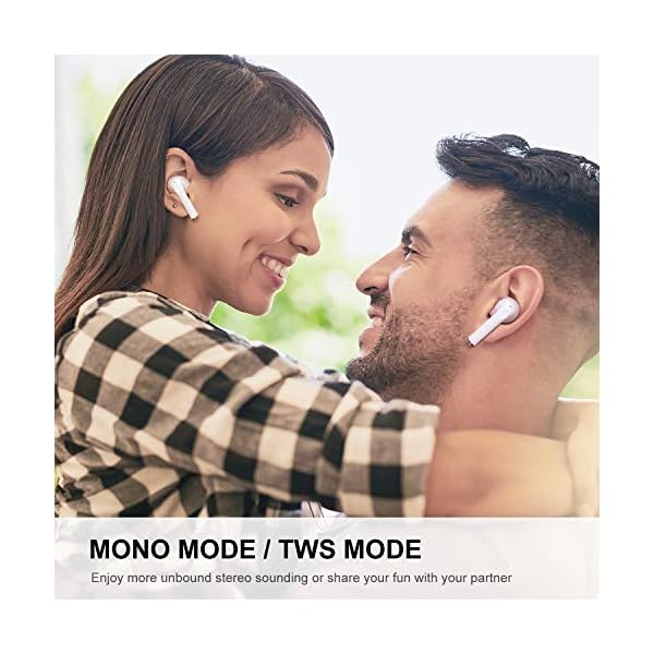 Wireless Headphones,Bluetooth 5.0 Earphones with IPX5 Waterpro of 30-Hours Playtime & True Wireless Earbuds with Touch…