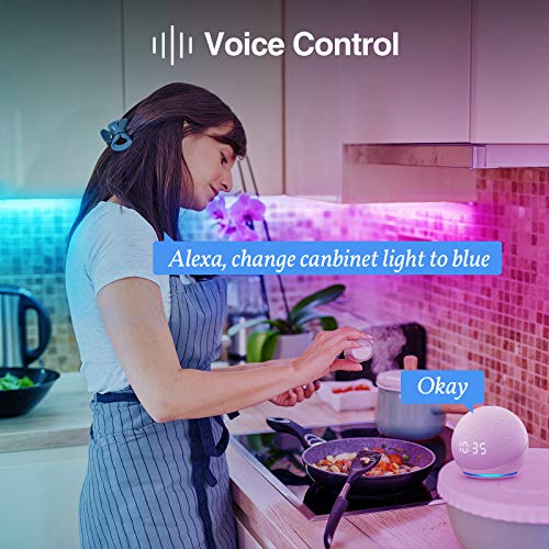 NiteBird 32.8ft Smart LED Strip Lights Work with Alexa Google Home, App