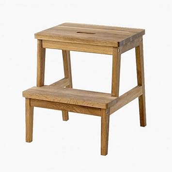 Amazon Com Bizi Step Stools Solid Wood Step Stool Simple And