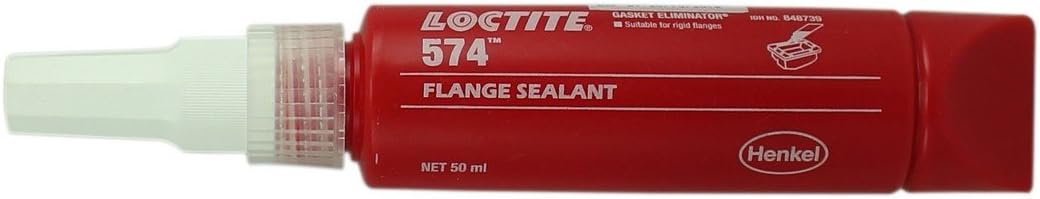 Genuine Henkel Loctite 574 - Multi Gasket - Flange Sealant (Sealant, Retainer, Super Glue and Tape) - 50 ML Tube - 50 Pack