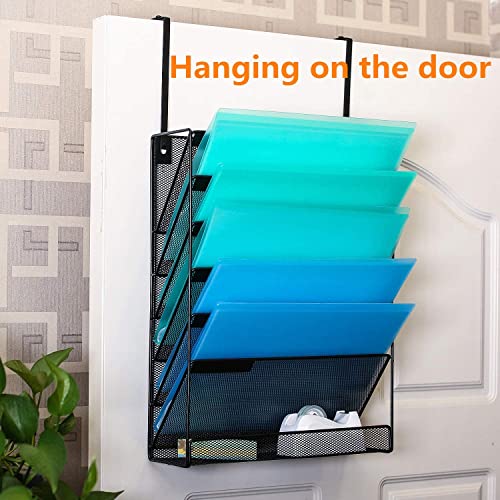 Delifox 7 Tier Wall Mounted Hanging File Organizer Cubicle Wall File