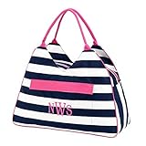 Water Resistant Beach Bag with Inside Lining & Top Handle - 22