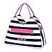 Water Resistant Beach Bag with Inside Lining & Top Handle - 22