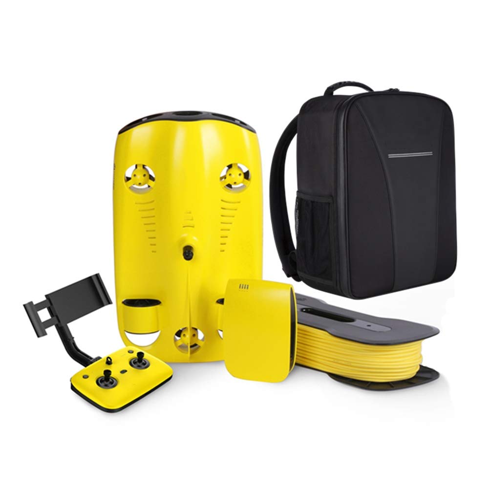 Stoge Underwater Drone Submarine Camera Wide Angle ±45° Movement Directions 4K Camera 100 Meters Depth Cable Video Recording Photo Fishing Underwater World