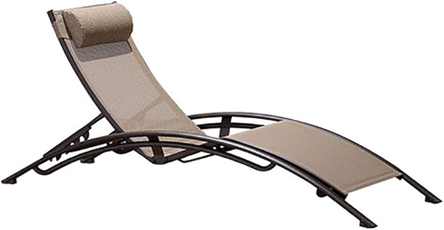 Lj Xj Plein Air Portable Pliable Transat Reglable Retour Zero Gravity Chaise De Patio Avec Appui Tete Amovible Pour Le Jardin Piscine A Amazon Fr Jardin