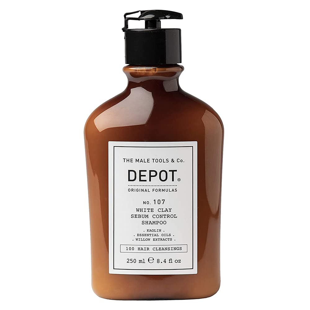 DEPOT 107 White Clay Sebum Control Shampoo 250 ml