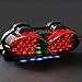 Amazinea Smoke Integrated 90 LED Brake Turn Signal Tail Light For Kawasaki 00-03 ZR7S 00-02 ZX6R J1