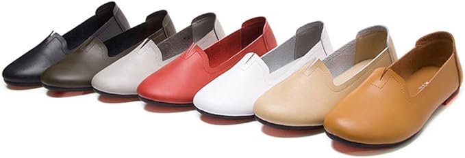 soft leather flat shoes ladies