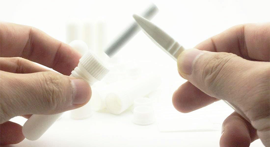 ZIOJOVK 120 PCS Essential Oil Aromatherapy Blank Nasal Inhaler Tubes(Including 130 Unscented Wicks +5 Polyethylene Pipette Droppers +2 Plastic Tweezers)