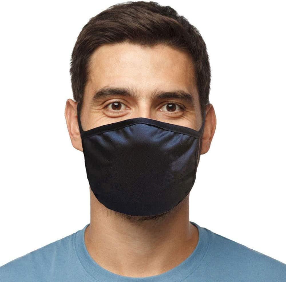4 Pack Reusable Face Bandanas, HOKEEA Cloth Daily Cover for Face, 8Pcs 5-Layer Replacement Filter with Activated Carbon Elements, Anti Dust Outdoor for Man and Woman