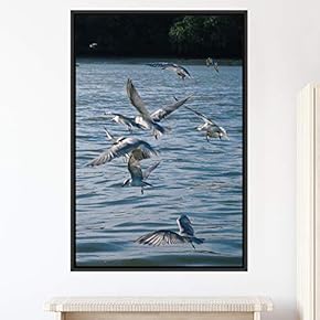 signwin Framed Canvas Wall Art Flock of Birds...