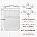 White Bath Toy Organizer with Multiple Pockets + Bonus of 6 Large Heavy Duty Lock Suction Cups, Durable Mold Resistant Mesh, Good Size, Washable Material, Best Things Storage for Baby and Mom