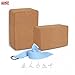 ARLTB Cork Yoga Blocks 2 Pack with Yoga Strap Set 9