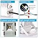 10W LED Flood Lights, Super Bright Work Lights, 50W Halogen Bulb Equivalent, IP65 Waterproof Security Lights, 800Lm 3000K Warm White Outdoor Floodlight Spotlight Lamp, Landscape Wall Light