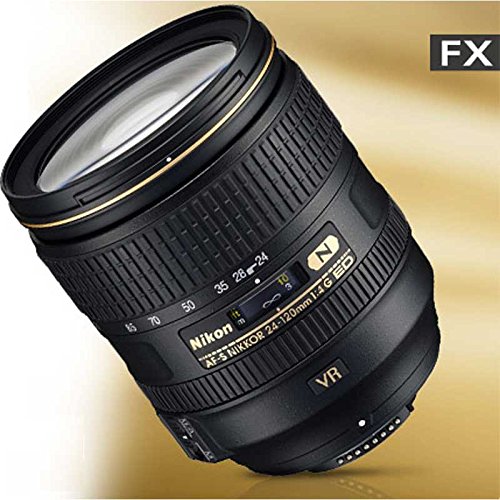 Beach Camera Nikon 24-120mm f/4G ED VR AF-S NIKKOR Lens for Nikon Digital SLR (Certified Refurbished)