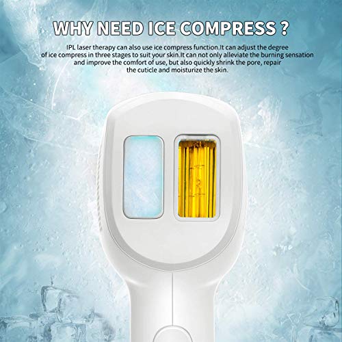 YHPOYLP Facial & Body Permanent Laser Hair Removal for Women and Men - IPL Hair Remover Cold Compress 500,000 Flashes Home Use Hair Removal System