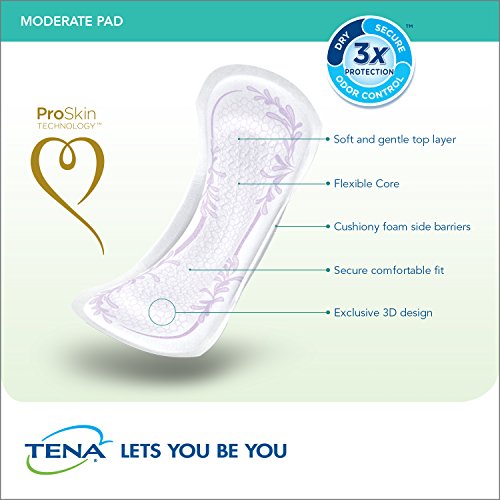 Tena Intimates Moderate Incontinence Pads for Women, 20-Pack - Image 2