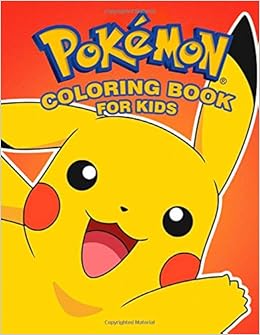 Pokemon Coloring Book For Kids Illustrations Of Pikachu Ash