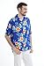 Hawaii Hangover Men's Hawaiian Shirt Aloha Shirt XL Hibiscus Blue
