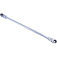 Mountain 8x10mm Double Box Universal Spline Reversible Ratcheting Wrench; 90 Tooth Design, Long, Flexible, Reversible; MTNRM810