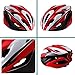 EASECAMP Lightweight Bicycle Helmet for Adult Men and Women with Detachable Liner and Adjustable Strap, CPSC Certified (Red)