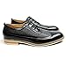 Ferro Aldo JOSH MFA19278 Men's Dress Shoes Two Tone Brogue Original Perforation Details