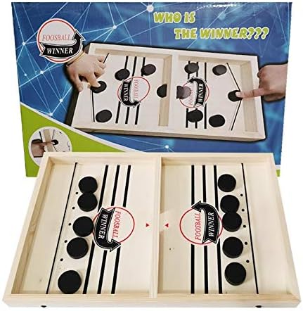 With Game Puck Sling Fast Hockey Table Foosball Sling Warehouse Mabes 10 Family For Games Board Camping Outdoor Slingshot Foosball Child For Game Board Slingpuck Portable Slingshots 2 Pucks Foosball Tables