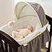 Summer Infant Classic Comfort Wood Bassinet, Fox and Friends, Espresso Stain