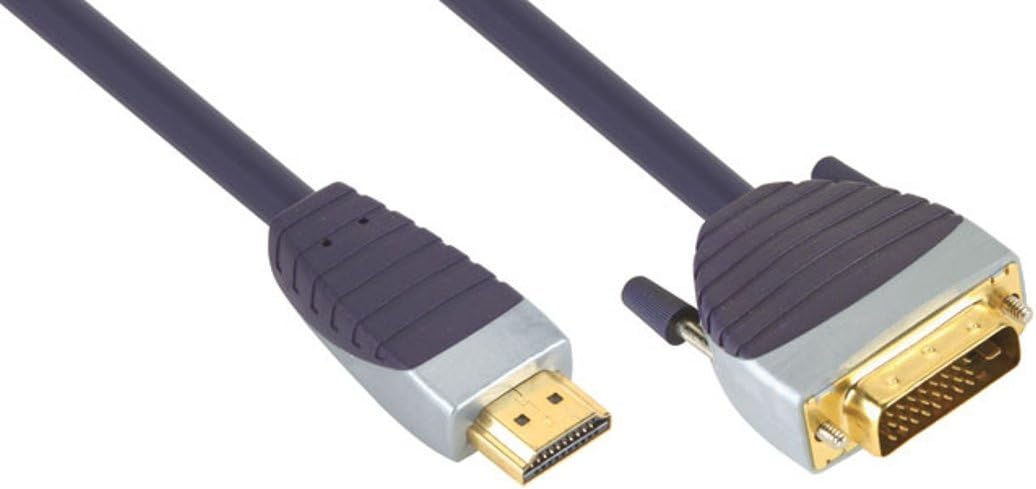Bandridge Premium SVL1103 - HDMI To DVI Video Lead - 3.0 Meters, Black, 3 Meters