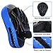 TLBTEK 2PCS Curved Punching Mitts Boxing Pads Hand Target Gloves Training Focus for Kickboxing Muay Thai MMA Martial Art UFC - for Kids, Men & Women