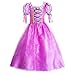JiaDuo Girls New Princess Party Costume Long Dress Up 130 Purple