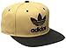 adidas Men's Originals Snapback Flatbrim Cap, Dark Khaki/Black, One Size