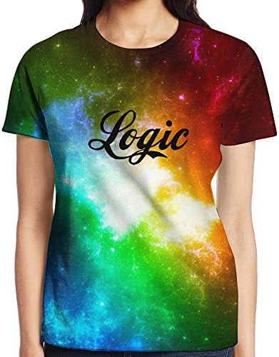 Liwei Logic RattPack Rap Hip Hop Fashion Short Sleeve O-Neck Summer Top T-Shirt For Women Girls