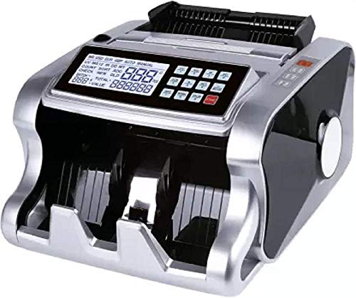 Drop2Kart Mix Denomination Counter with UV/MG/MT/IR Sensor, FakeNote Alarm, Counts New & Old INR Note Counting Machine (Counting Speed – 1000 Notes/min)
