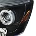 Spec-D Tuning 2LHP-RAM06JM-TM Dodge Ram Led Halo Black Projector Head Lights