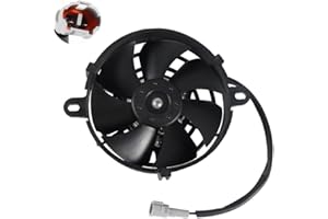 CMIYETO 5 Inch Radiator Fan Motorcycle Oil Cooler Water Cooler Electric Cooling Fan for Pit Dirt Bike Motocross ATV UTV Quad Go Kart Buggy CRF YZF Yamaha Kawasaki Suzuki GasGas Zongshen Vehicle Engine
