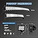 T-Former DOT Approved 50 Inch Curved LED Light Bar + 32Inch Curved Light Bar Combo Offroad Lights + 4PCS 4″ Pods Lights for Truck Jeep SUV UTV Boat ATV Can Am Yamaha Dodge Ram Toyotathumb 1