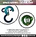 T-Ring Hooks (TM), Paracord Tension Camp Hooks, 2-Pack, by Outdoor Use Only (TM) (green)