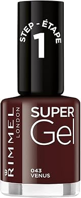 Rimmel Super Gel Venus 43 Nail Polish 12ml Gel-Like Finish Chip Resistant