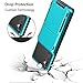 Vofolen Case for Galaxy Note 10 Case Wallet 4-Slot Pocket Credit Card ID Holder Scratch Resistant Dual Layer Protective Bumper Rugged Rubber Armor Hard Shell Cover for Samsung Galaxy Note 10 Sky Blue
