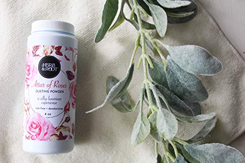 Rose and Sandalwood, Talc-Free, Silky Dusting Powder | Absorb dampness and odor and make your skin soft and smooth - Thumbnail 5