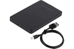 Estink 2.5 Inch IDE HDD Enclosure, USB 2.0 External Hard Drive Case with LED Indicator, for 2TB Laptop Hard Disk Storage, No 