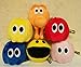 Hot Sale !!! 6pcs Set Newest Pixels Toy Q-bert Qbert Pac-man Soft Stuffed Plush Toys 16cm Ghost Plush Doll Toy